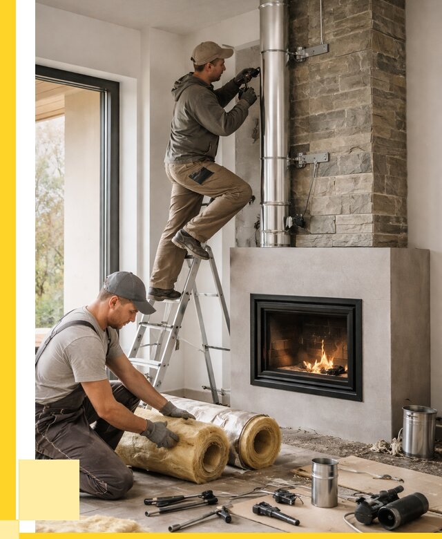 Монтаж дымоходов для каминов в Беслане от 15189 р. ЭриданБсл