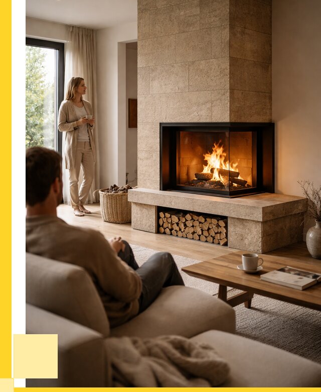 Угловые камины из кирпича установка в Беслане от 151890 р. ЭриданБсл