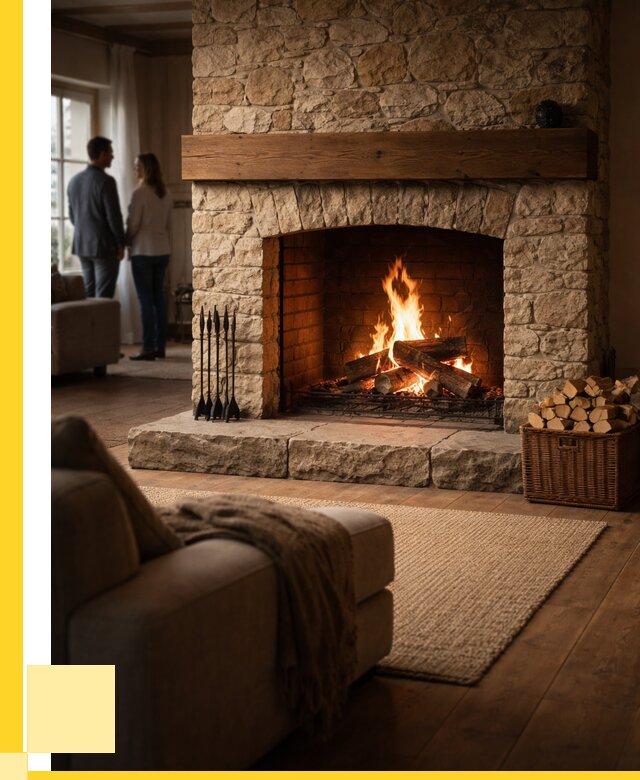 Открытые камины под ключ в Беслане от 151890 р. ЭриданБсл