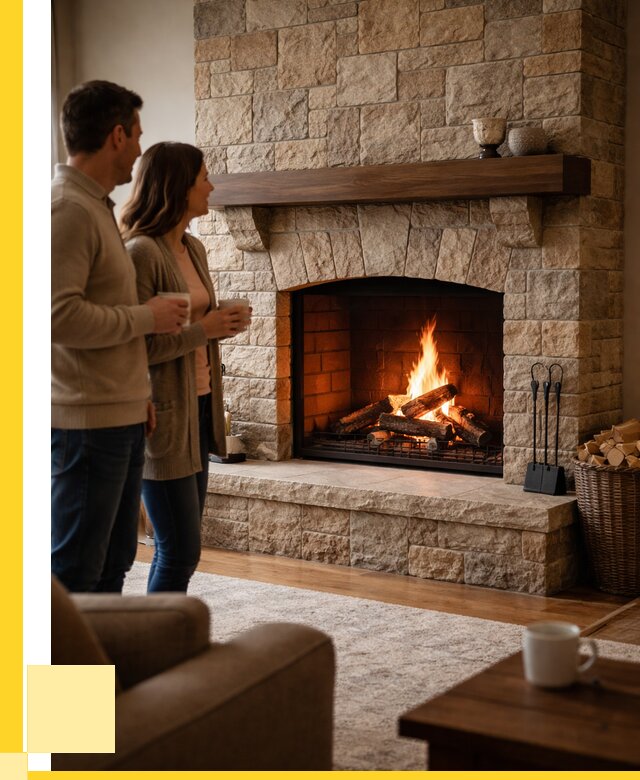 Каменные камины на заказ в Беслане от 182268 р. | ЭриданБсл