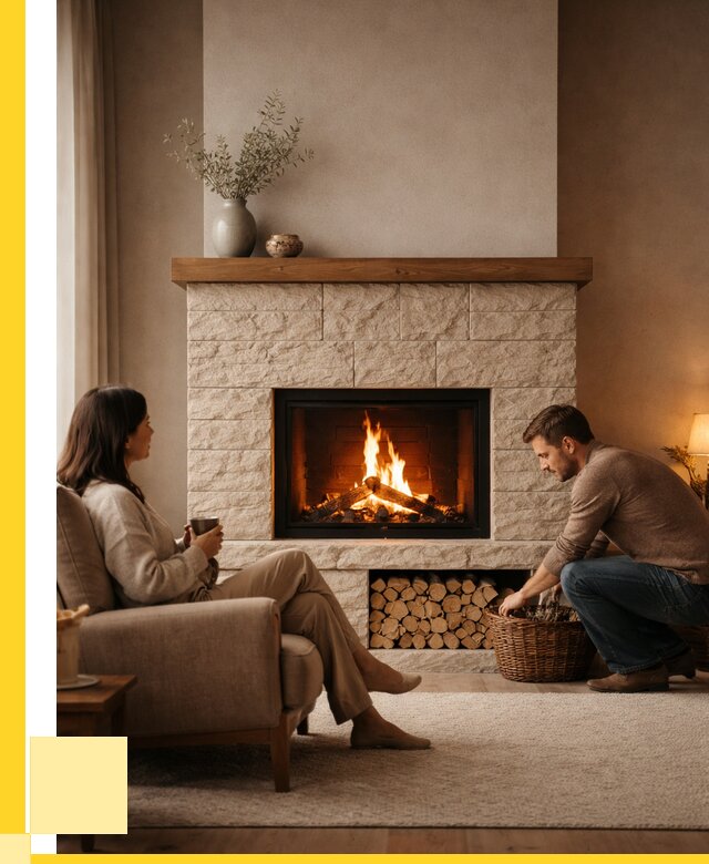 Камины для дома в Беслане под ключ от 151890 р. | ЭриданБсл