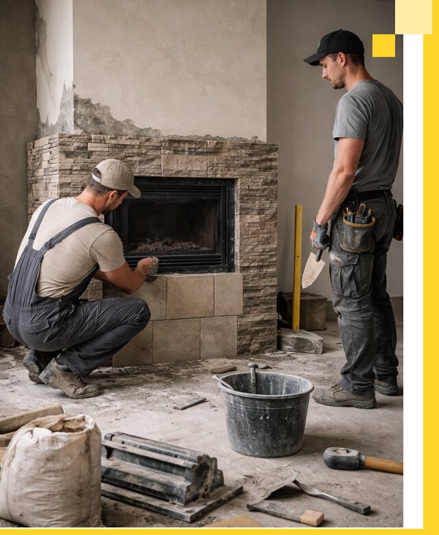 Камины под ключ в Беслане: проект, изготовление и монтаж