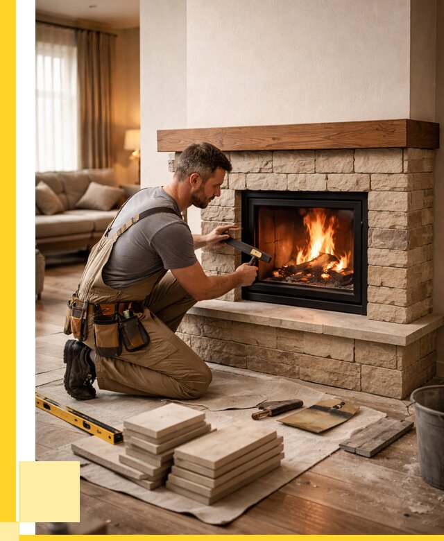 Строительство каминов в Беслане от 151890 р., ЭриданБсл - под ключ