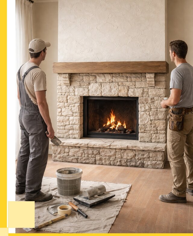 Отделка каминов в Беслане от 6582 р. под ключ | ЭриданБсл