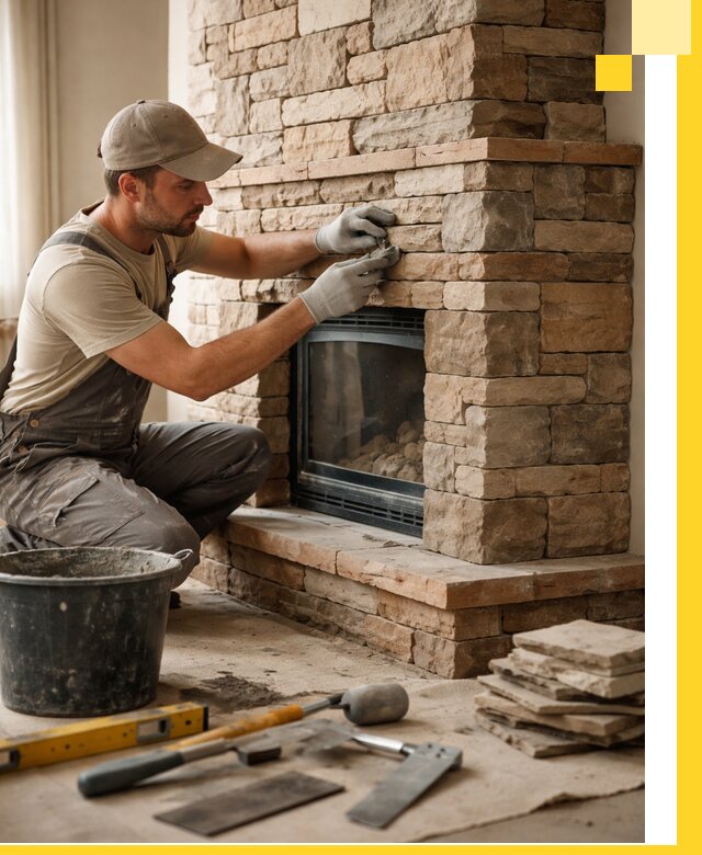 Проектирование и установка печей-каминов под ключ в Беслане