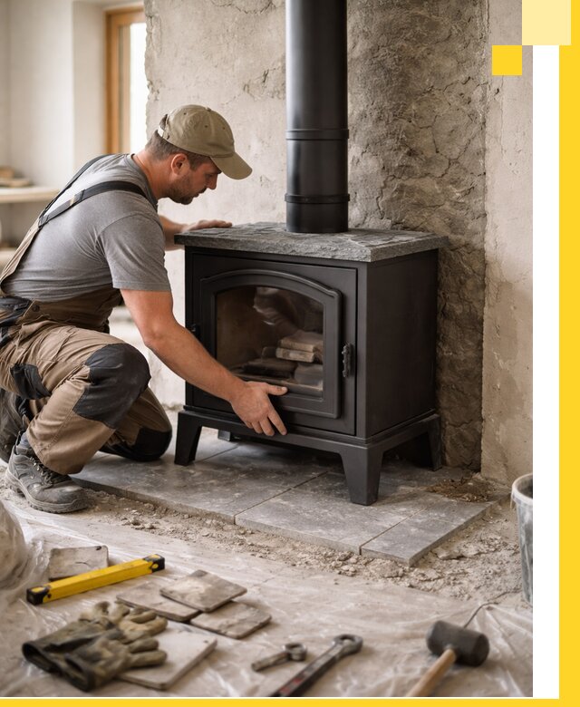 Профессиональный монтаж печей и каминов в Беслане под ключ