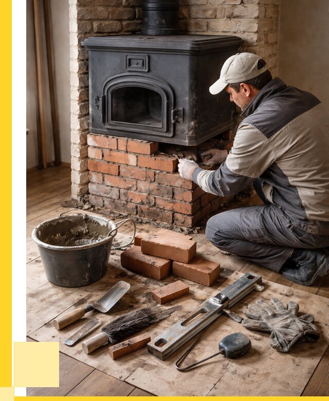 Ремонт печей в Беслане от 12151 р., услуги печника ЭриданБсл
