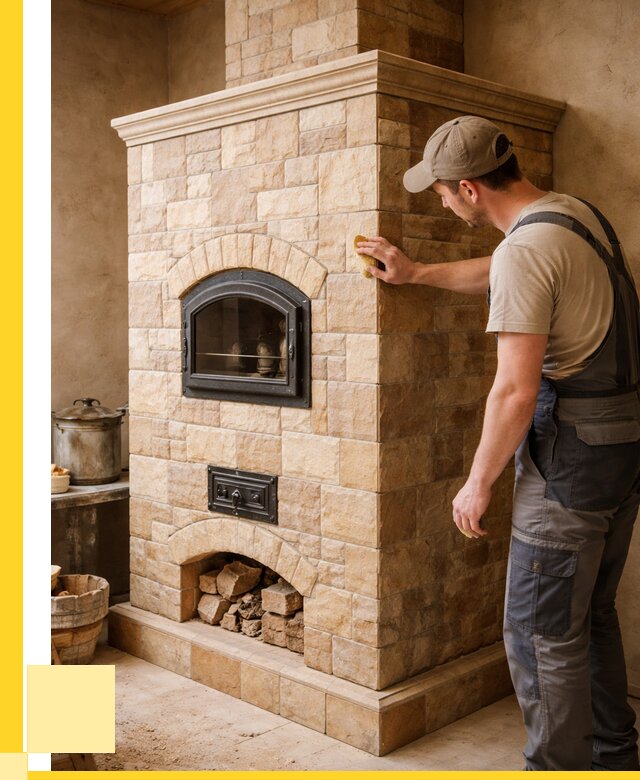 Облицовка печей в Беслане от 4557 р. под ключ | ЭриданБсл