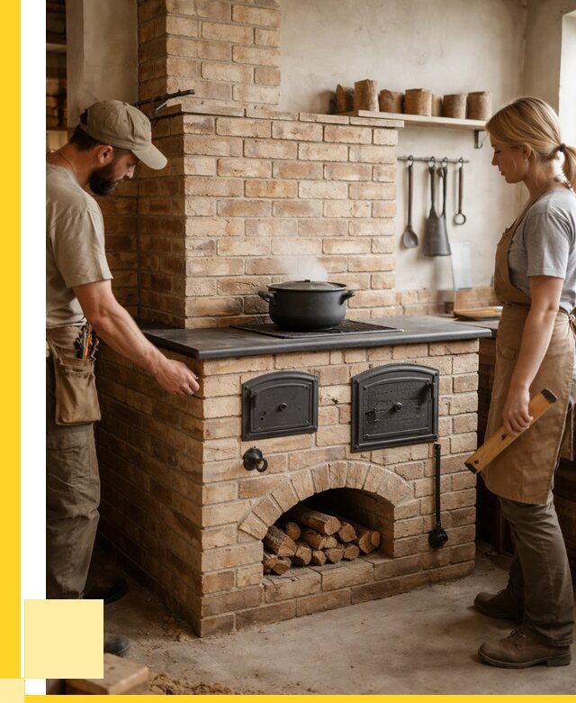 Варочно отопительные печи в Беслане от 91134 р. | ЭриданБсл