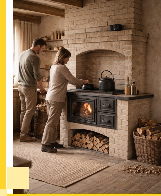 Печи с плитой в Беслане от 45567 р. | ЭриданБсл — кирпичная печь