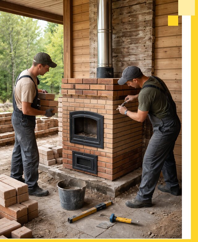 Производство и установка дачных печей под ключ в Беслане