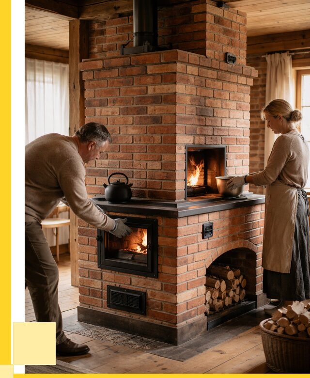 Печи для загородного дома под ключ в Беслане от 81008 р. | ЭриданБсл