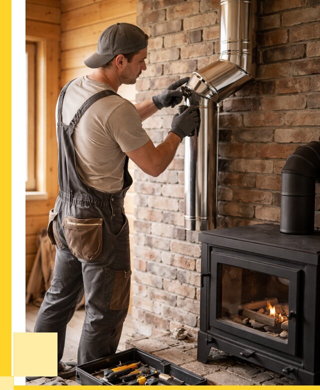 Монтаж дымоходов для печей в Беслане от 7595 р. | ЭриданБсл