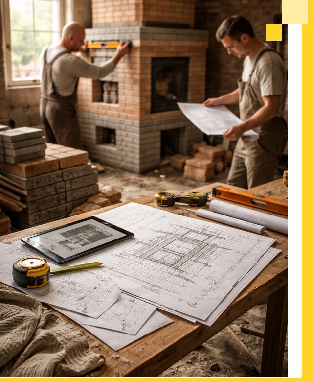 Проекты печей и каминов с индивидуальным дизайном в Беслане