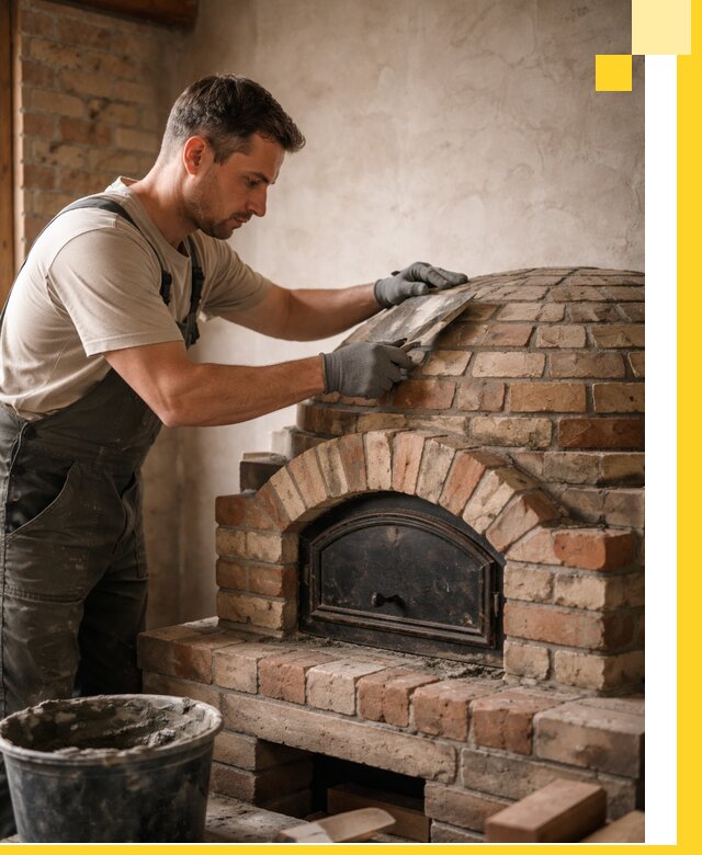 Изготовление и монтаж помпейских печей на заказ в Беслане