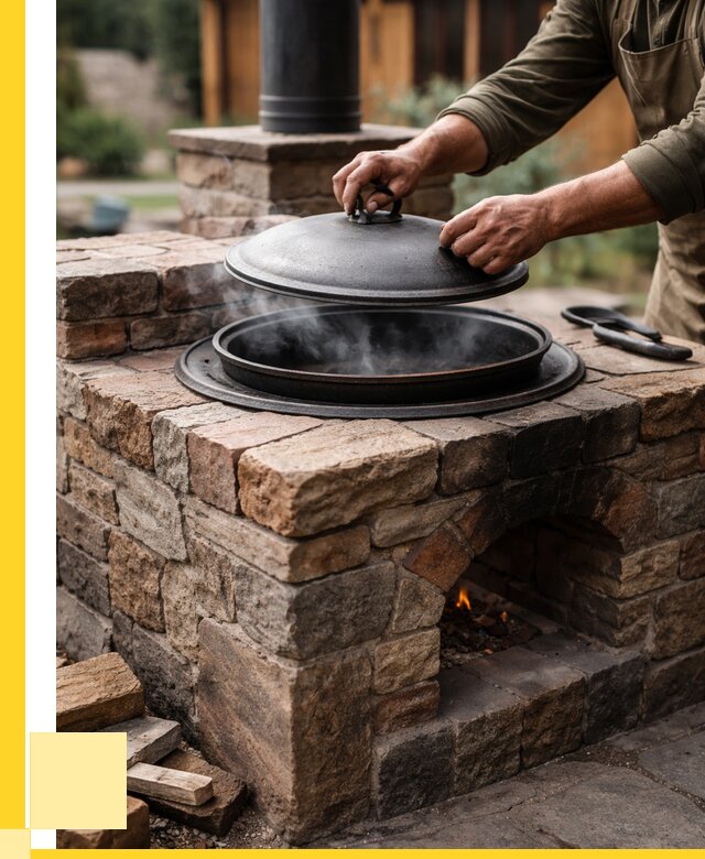 Печи для казана в Беслане по цене от 18227 р. | ЭриданБсл