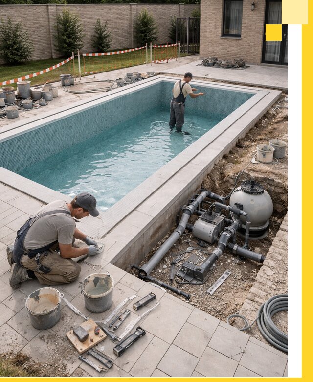 Строительство бассейнов под ключ в Беслане: проекты и монтаж