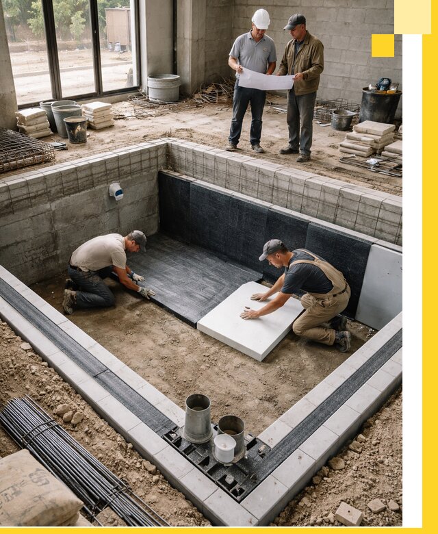 Проекты частных и общественных бассейнов под ключ в Беслане