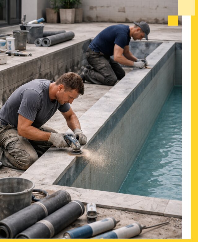 Профессиональный ремонт бассейнов под ключ в Беслане