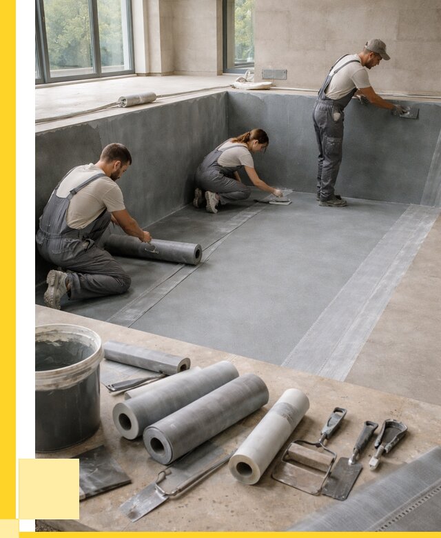 Гидроизоляция бассейнов в Беслане от 2025 р., ЭриданБсл