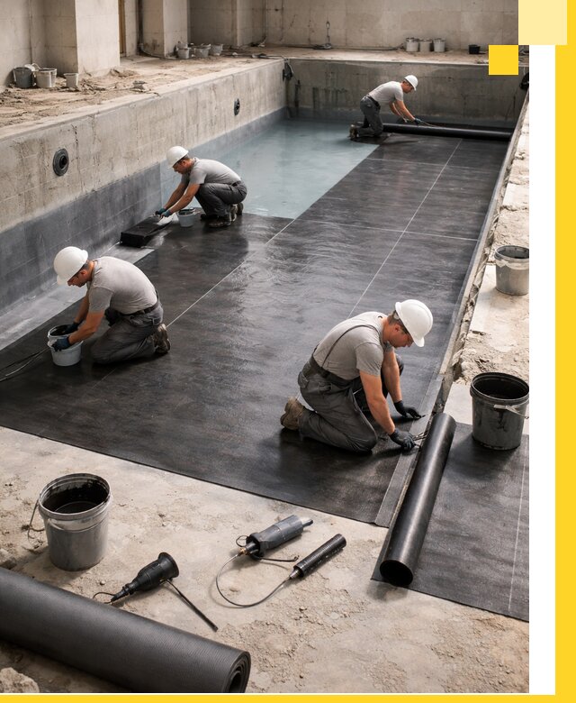 Профессиональная гидроизоляция бассейнов и чаш в Беслане под ключ