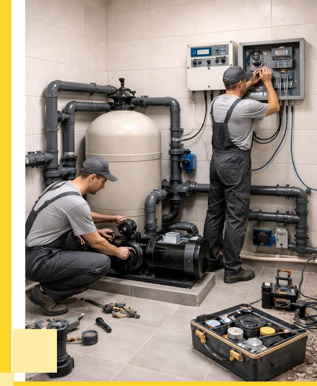 Монтаж оборудования для бассейнов в Беслане от 40504 р. | ЭриданБсл