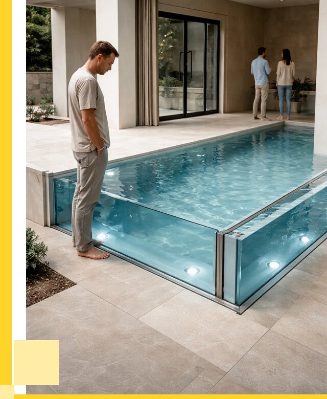 Стеклянные бассейны в Беслане от 1215120 р. | ЭриданБсл — мозаика