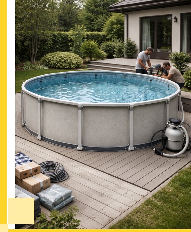 Купить каркасные бассейны в Беслане от 45567 р. | ЭриданБсл