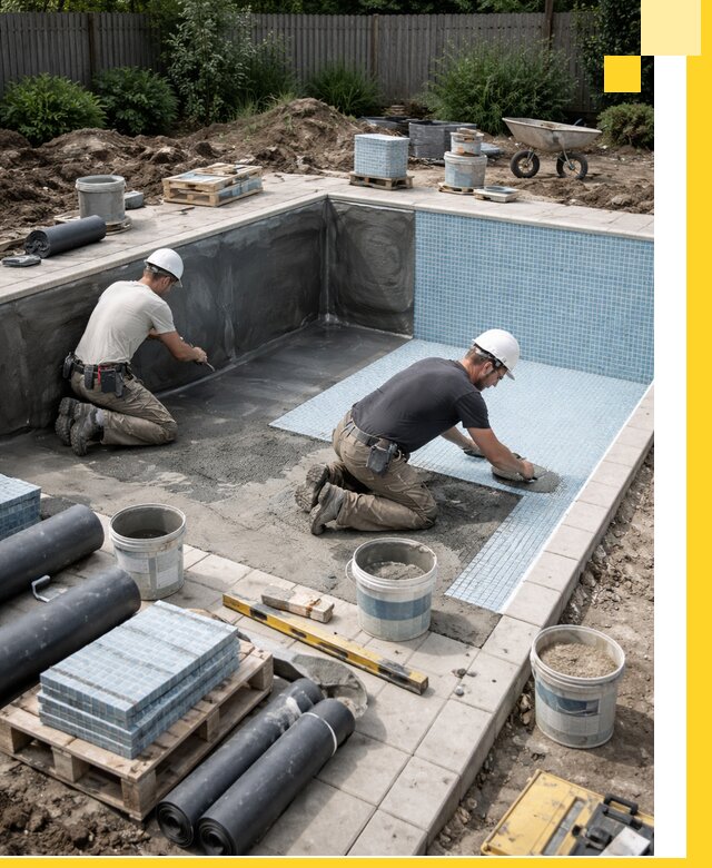 Проектирование и строительство стационарных бассейнов в Беслане