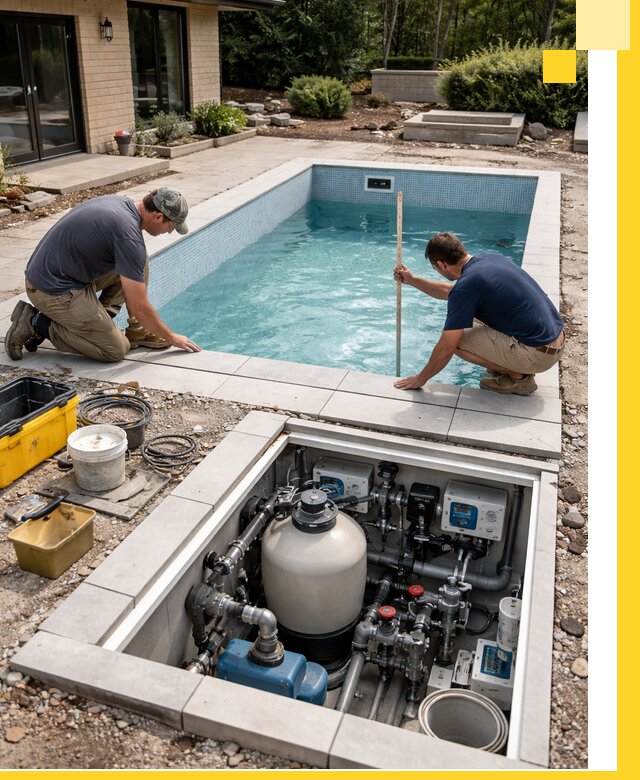 Строительство качественных домашних бассейнов под ключ в Беслане