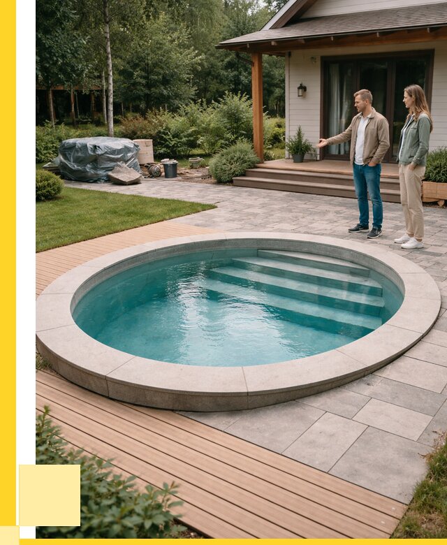 Бассейн на даче под ключ в Беслане от 202520 р., ЭриданБсл