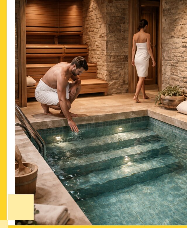 Сауна с бассейном под ключ в Беслане от 121512 р., ЭриданБсл