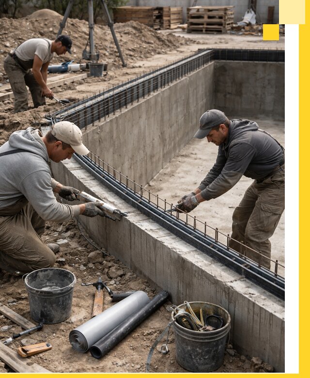 Качественный монтаж чаши бассейна в Беслане под ключ с гарантией