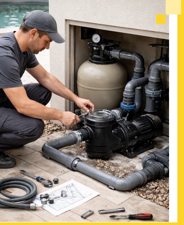 Поставка, монтаж и сервис насосов для бассейнов в Беслане