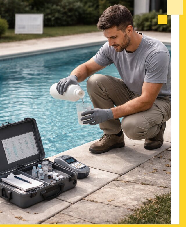 Профессиональная дезинфекция воды в бассейне в Беслане