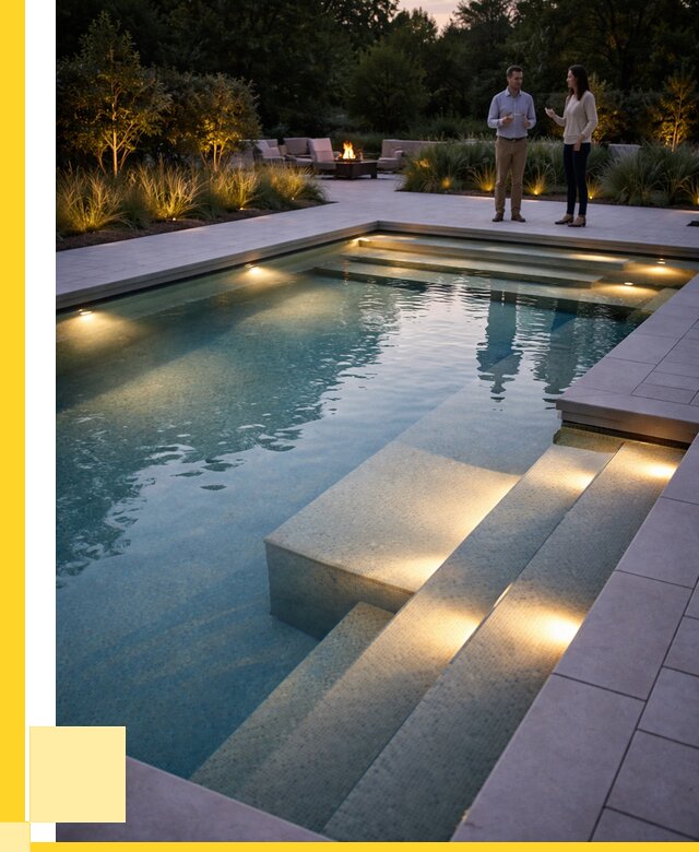 Освещение бассейнов в Беслане под ключ от 25315 р. | ЭриданБсл