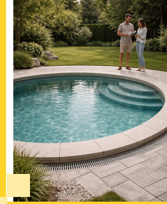 Круглые каркасные бассейны купить в Беслане от 253150 р. | ЭриданБсл