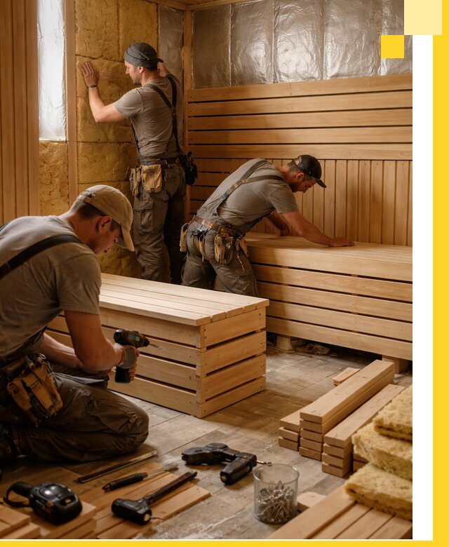 Профессиональное строительство саун под ключ в Беслане