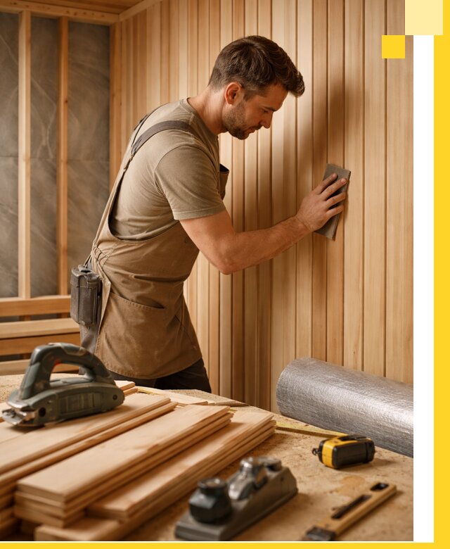 Профессиональная отделка саун и парных под ключ в Беслане