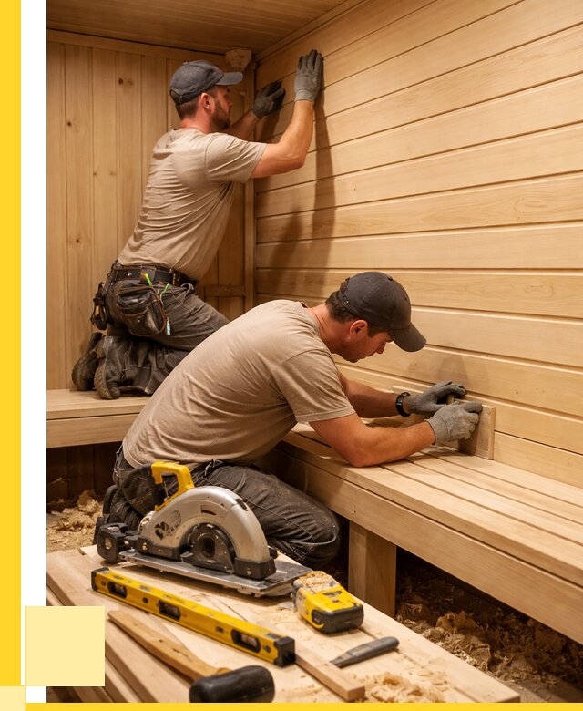 Обшивка саун вагонкой в Беслане от 2532 р. | ЭриданБсл