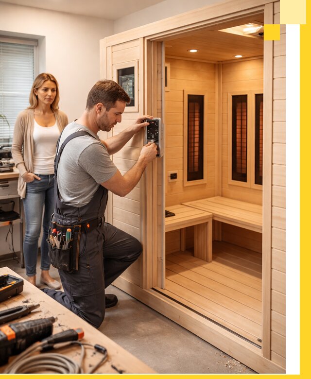 Инфракрасные сауны под ключ в Беслане продажа и установка