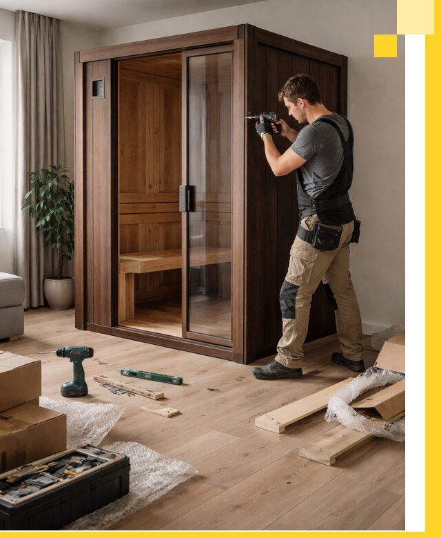 Установка и производство мини саун под ключ в Беслане