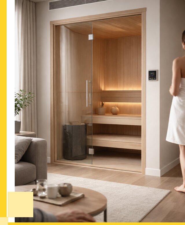 Сауна в квартире под ключ в Беслане от 121512 р. ЭриданБсл