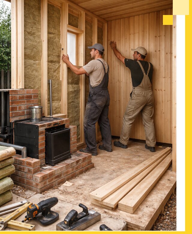 Строительство и установка дачных саун под ключ в Беслане