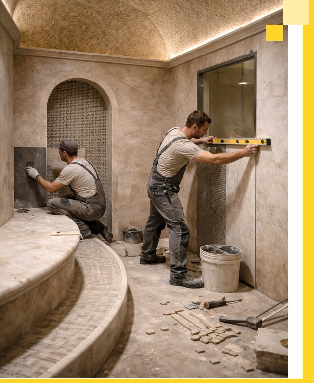 Проектирование и строительство саун с хамамом под ключ в Беслане