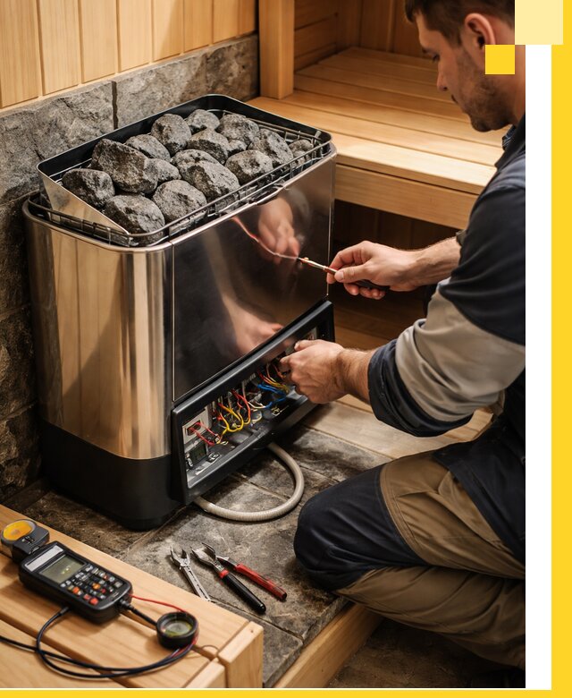 Продажа и установка электрокаменок для саун в Беслане