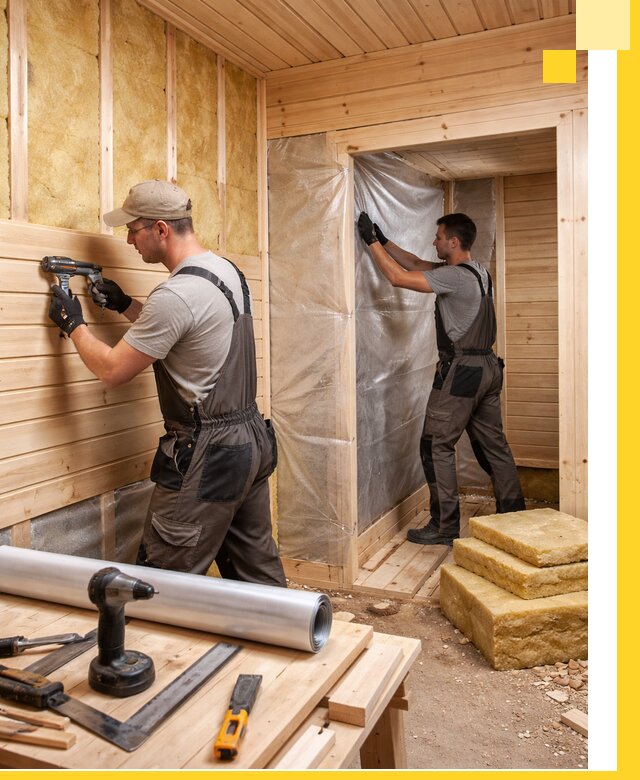 Бани под ключ в Беслане с проектом и полным монтажом