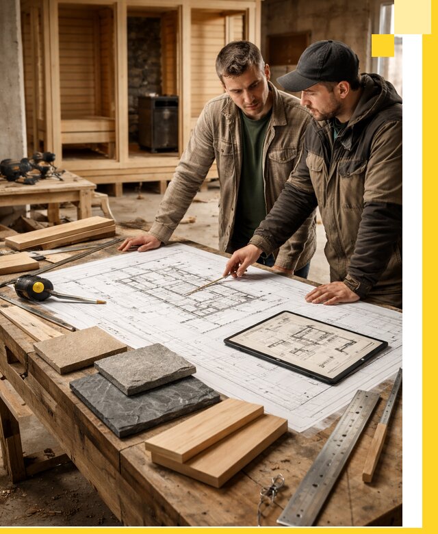 Проекты бань под ключ и планы строительства в Беслане