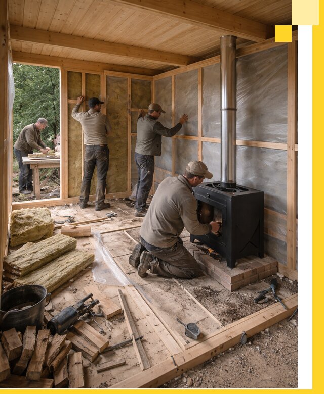 Профессиональный монтаж бань под ключ в Беслане для дома