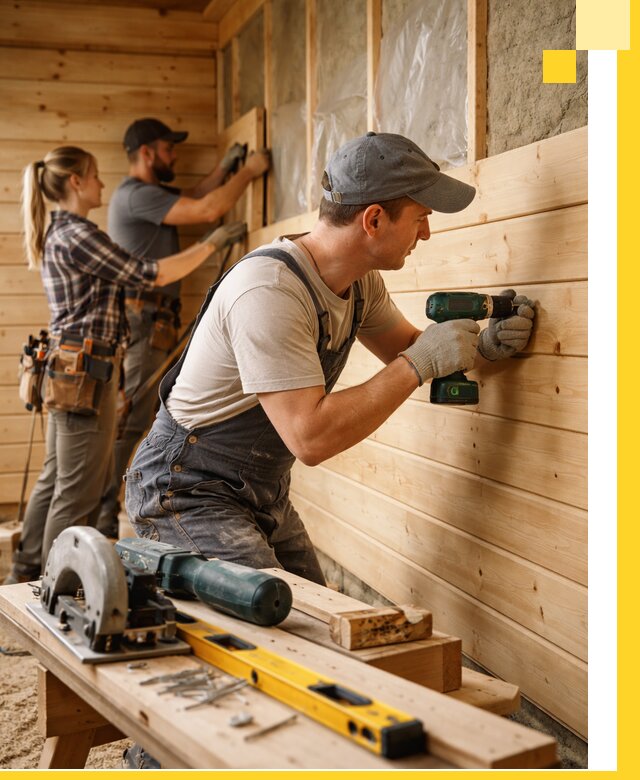 Обшивка бань под ключ в Беслане: отделка стен и потолков